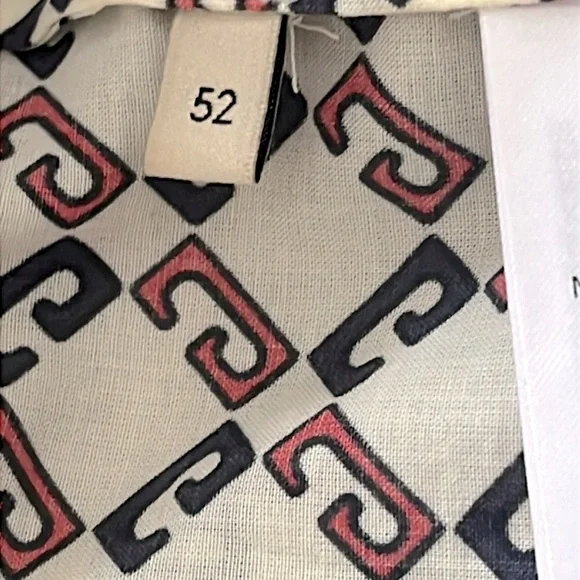 Gucci Button Down Shirt with Geometric Pattern - Picture 10 of 11